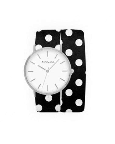 Women's watch - White dots